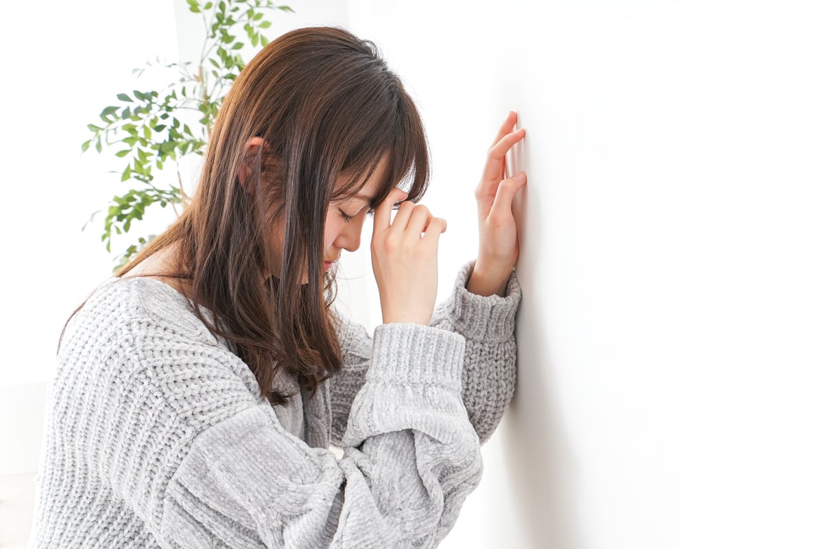 Woman Feeling Unwell